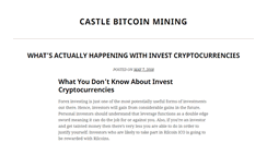 Desktop Screenshot of castlemountainmining.com