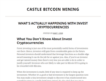 Tablet Screenshot of castlemountainmining.com